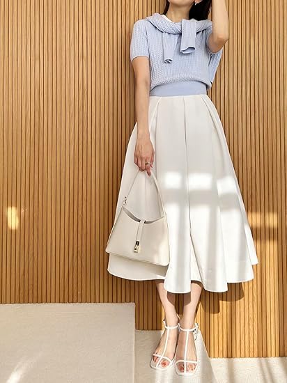 Amazon.co.jp: [スナイデル] ミモレボリュームスカート